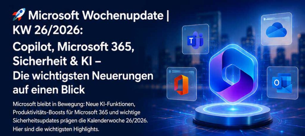 Wochenupdate Copilot Neuerungen, App-Symbole