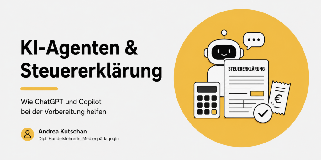 Comiczeichnung, Steuererklärung Andrea KUTSCHAN